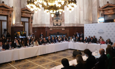 Comisiones del Senado comenzaron a debatir el proyecto que propone pagar deuda con capital fugado. Comisiones del Senado comenzaron a debatir el proyecto que propone pagar deuda con capital fugado.