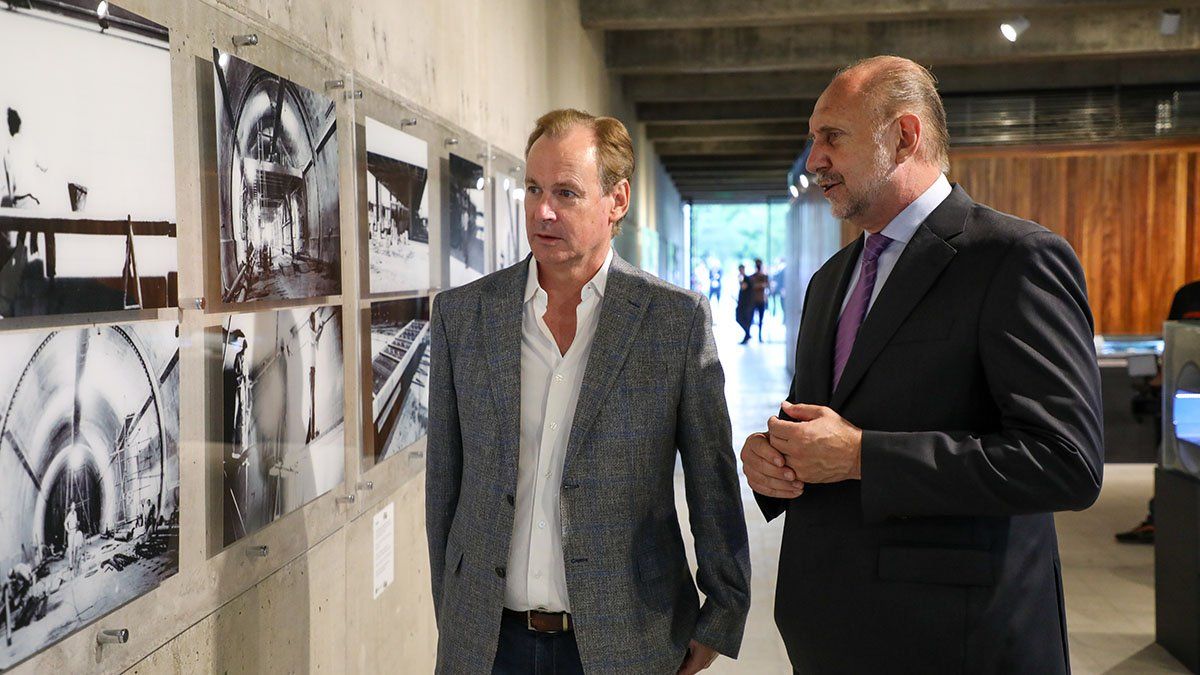 Gustavo Bordet y Omar Perotti.