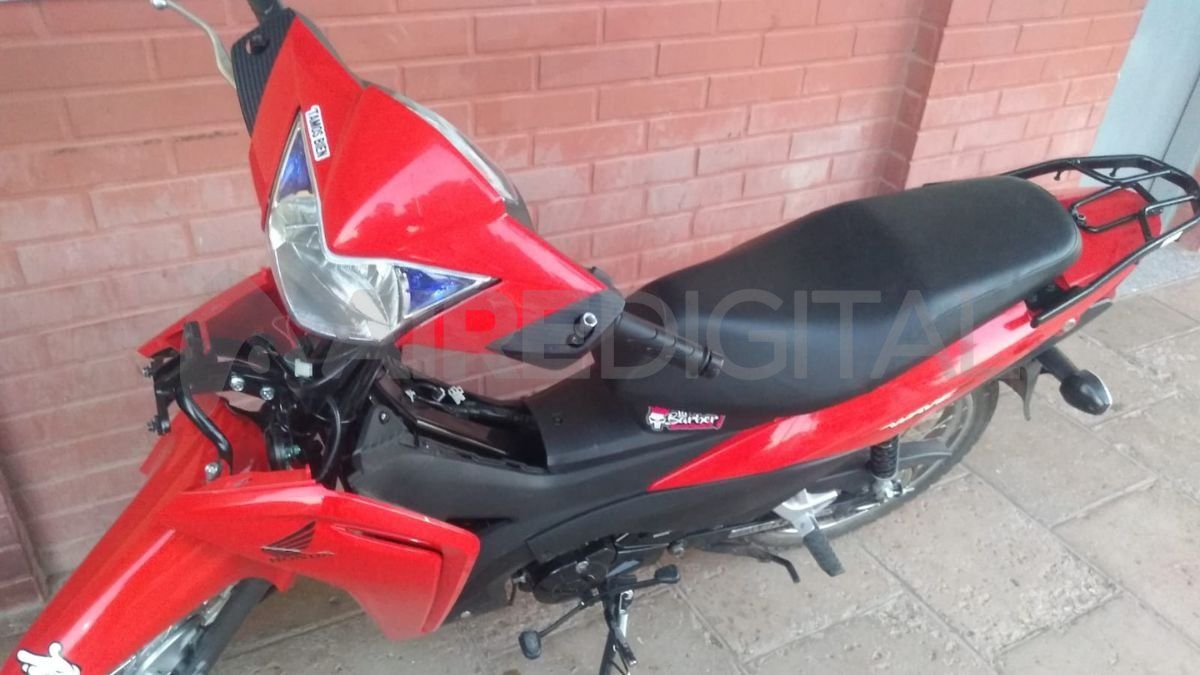 La moto fue robada el 11 de agosto de 2022.