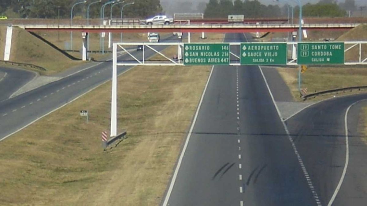 El hombre fue detenido en inmediaciones del kilómetro 144 de la autopista Rosario-Santa Fe.