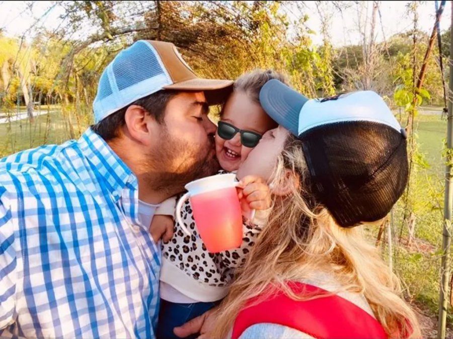 Darío Barassi y su familia.