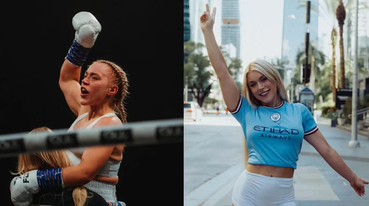 Elle Broke es una boxeadora que sube fotos eróticas a Onlyfans.