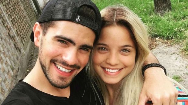 Fer Vázquez y Emilia Mernes en los tiempos de Rombai. El cantante uruguayo acusó a su ex de cerrarle puertas.