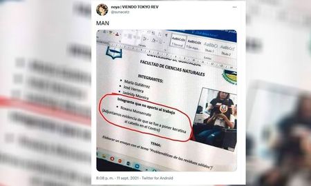 La publicación recibió miles de comentarios en las redes y se volvió popular. La publicación recibió miles de comentarios en las redes y se volvió popular.