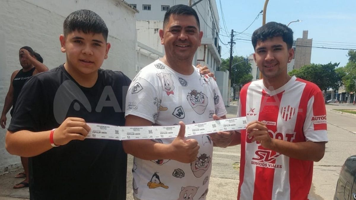 Sigue la venta de entradas en Unión para el estreno en la Copa Argentina: en Santa Fe y San Nicolás