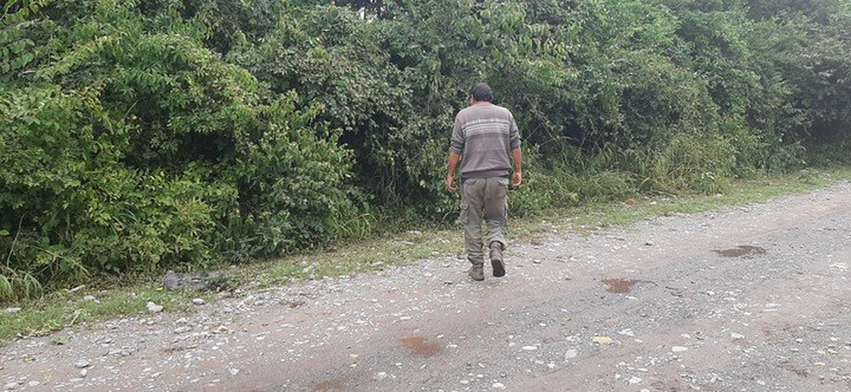 El baqueano que dice haber visto al Ucumar. Foto: Gentileza El Tribuno de Salta