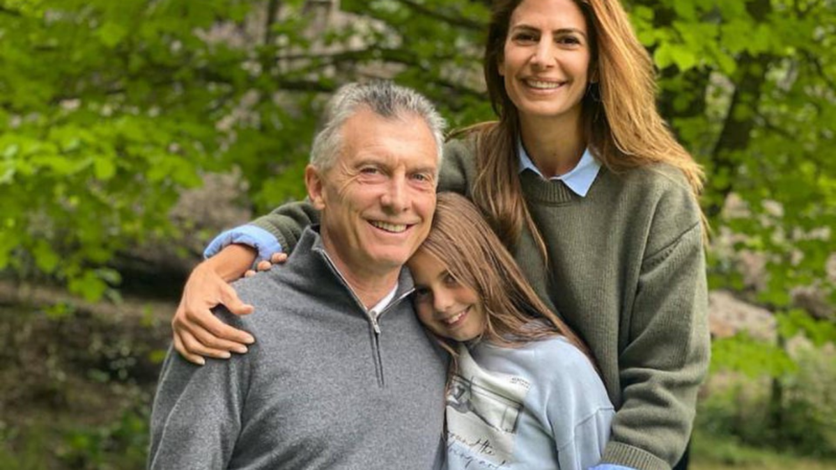 Mauricio Macri y Juliana Awada, separados.