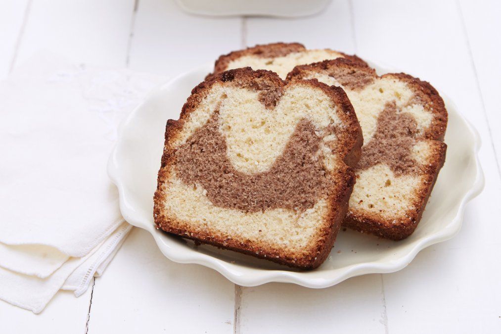 Una receta del budín marmolado que no falla.
