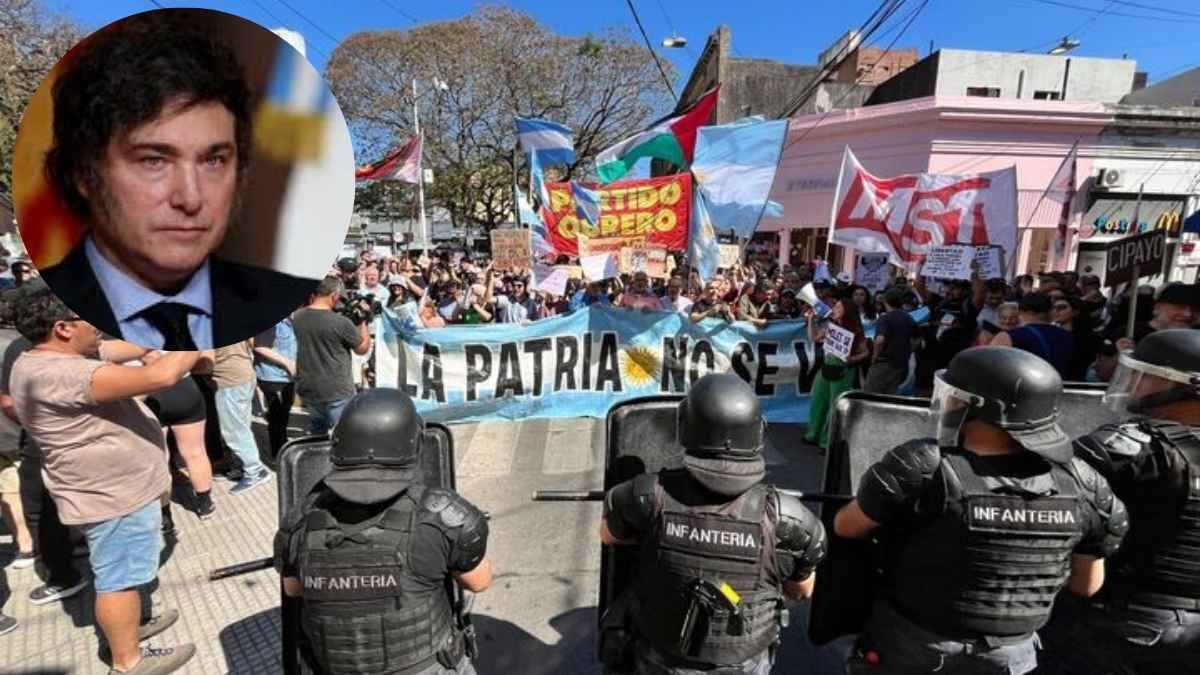 Milei recorre Santa Fe y Paraná en el marco de su campaña electoral