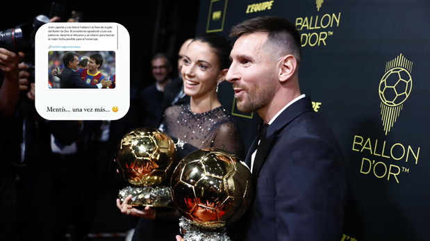 Lionel Messi explotó tras ganar su octavo Balón de Oro: Mentís, una vez más...