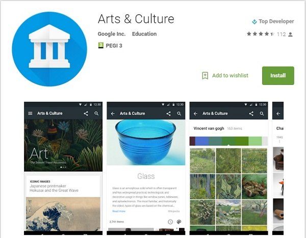 Google lanza nueva aplicación de arte y cultura