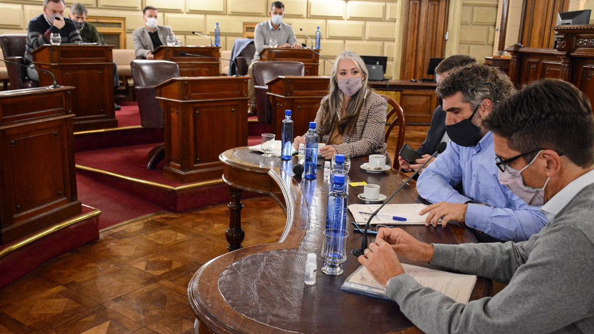 En la reunión entre el director de la EPE y los senadores se dialogó sobre diferentes asuntos relacionados al organismo en cuestión.