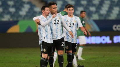 Copa América: Argentina derrotó 4-1 a Bolivia y se aseguró el primer puesto del Grupo A