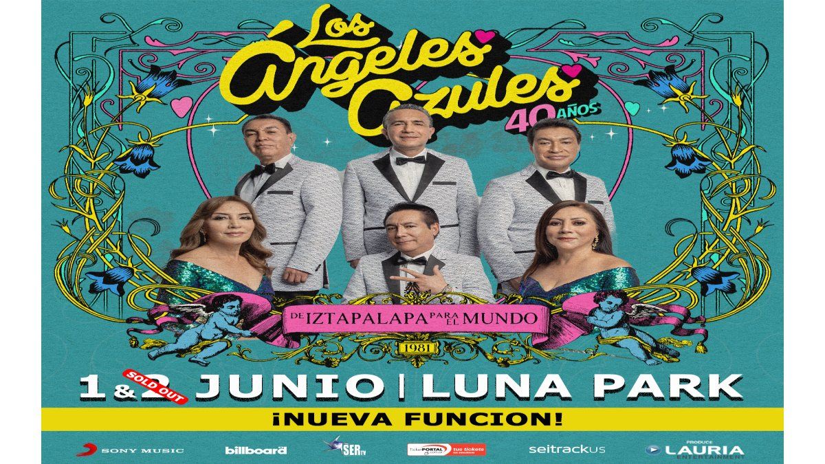 Los Ángeles Azules anuncian una nueva fecha en Argentina