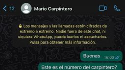 Le recomendaron uno, lo contactó por WhatsApp y su increíble reacción lo descolocó: El que amaneció tranqui es el carpintero