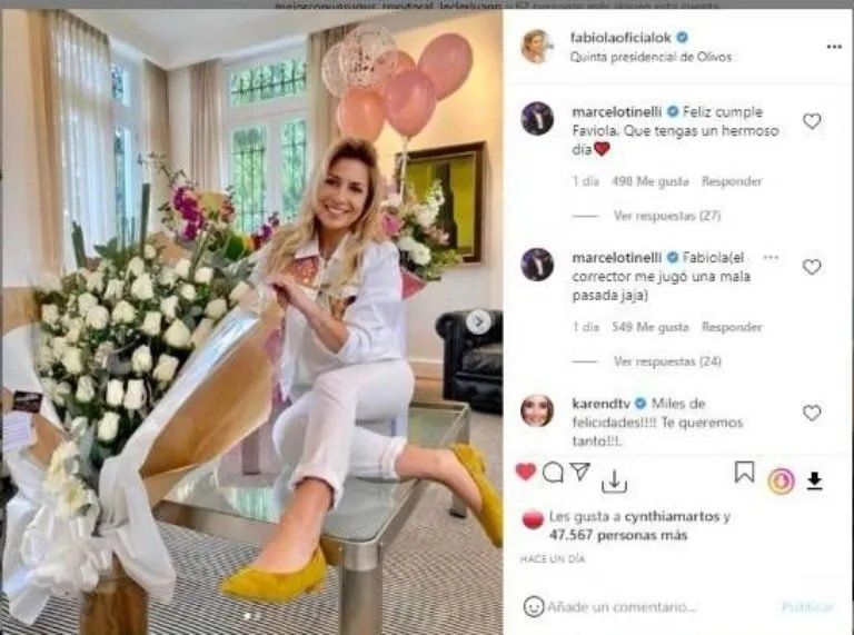 Marcelo Tinelli saludó a Fabiola Yáñez pero un error inoportuno lo dejó expuesto.
