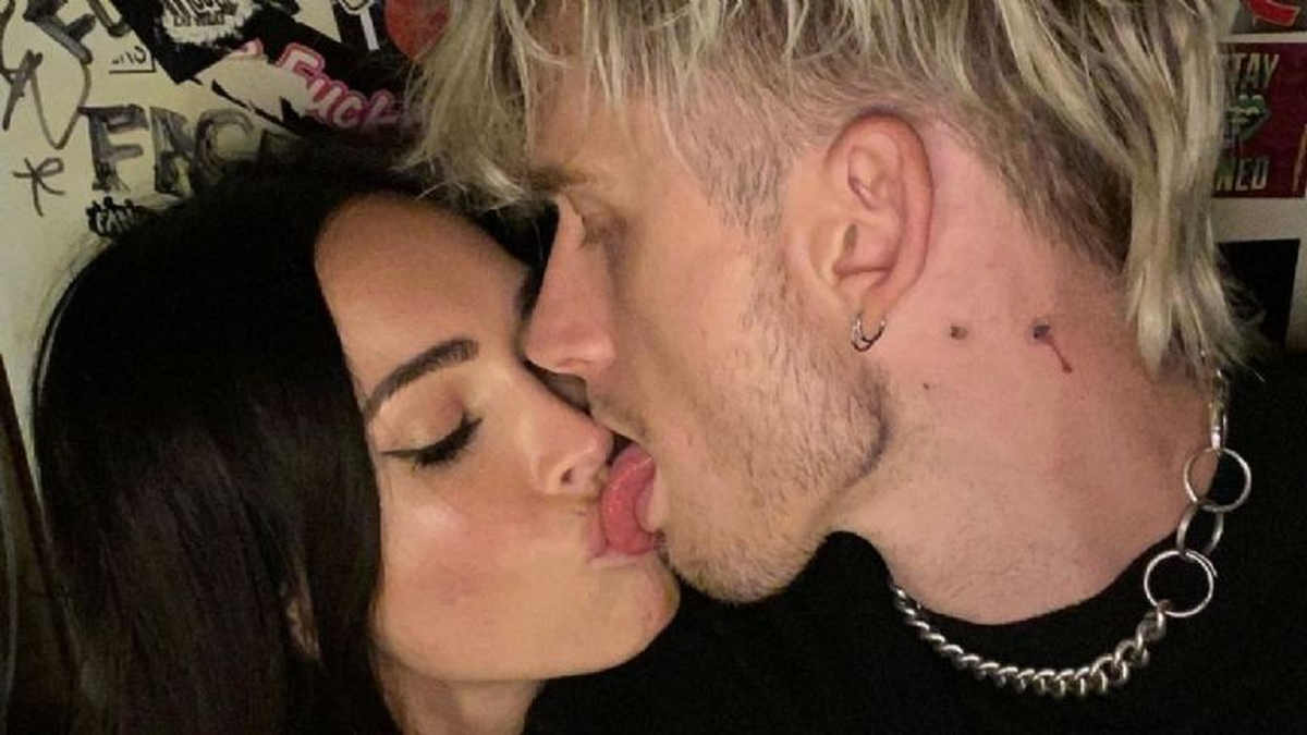 Megan Fox y Machine Gun Kelly. (Imagen de Instagram)