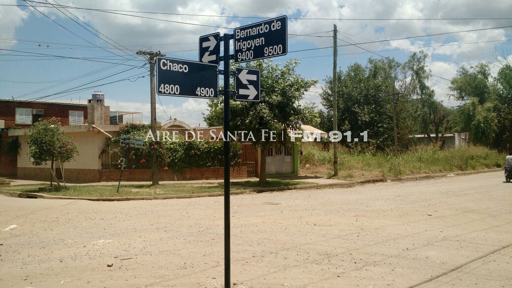 Barrio Santa Rita II: confusa situación con una joven en moto