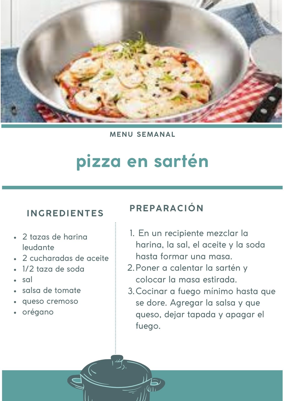 La pizza en sartén es una excelente opción para hacer en casa sin gastar de más. La pizza en sartén es una excelente opción para hacer en casa sin gastar de más.