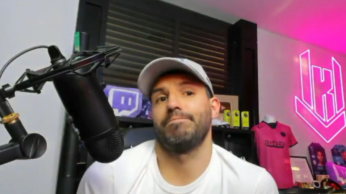 El Kun Agüero realizó su primer streaming en Twitch luego del homenaje de Manchester City y avisó que será el último en semanas.