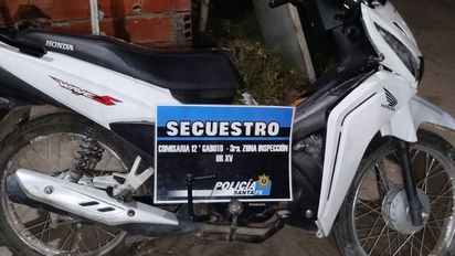Accidente en Puerto Gaboto: una menor resultó herida tras chocar con un auto y la moto tenía pedido de captura