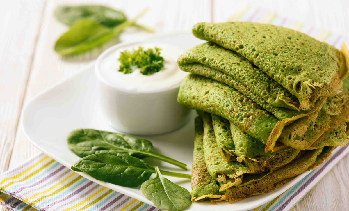 Los panqueques de acelga son una gran receta para probar en casa. Los panqueques de acelga son una gran receta para probar en casa.