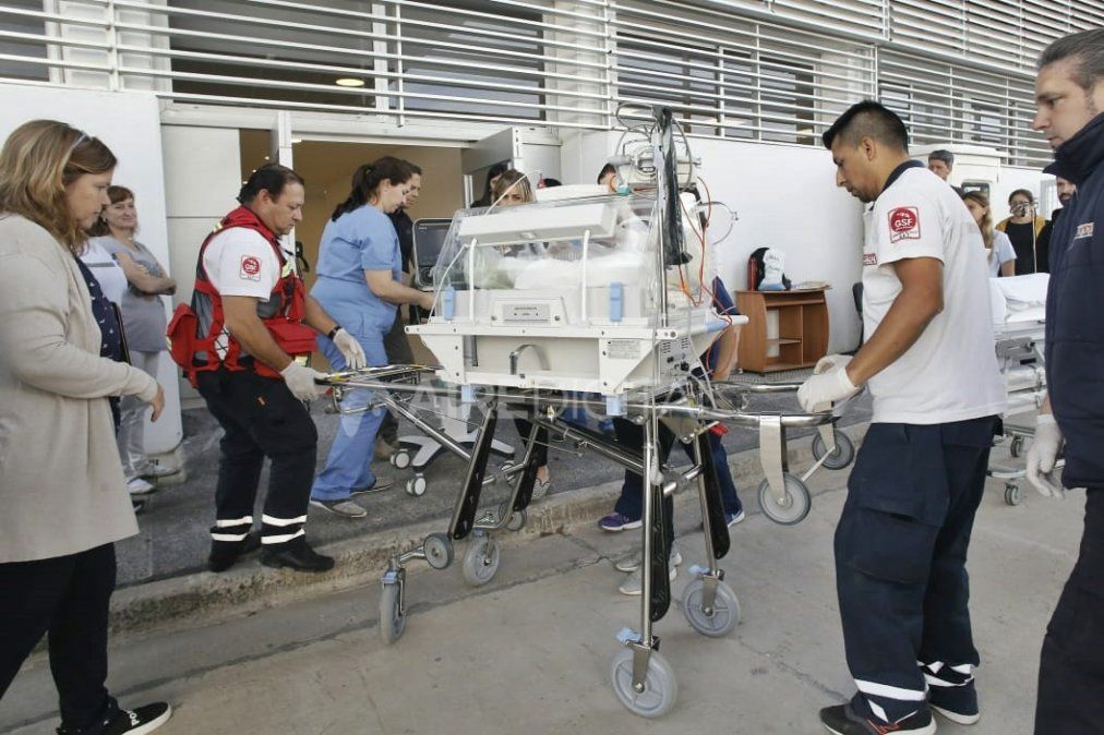 Migración del Iturraspe: así se desarrolló el operativo de traslado de pacientes al nuevo efector