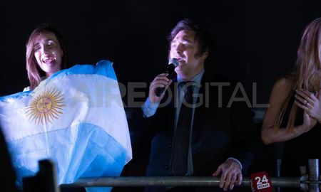 Victoria Villarruel y Javier Milei tras ser electos en el balotaje 2023. Victoria Villarruel y Javier Milei tras ser electos en el balotaje 2023.