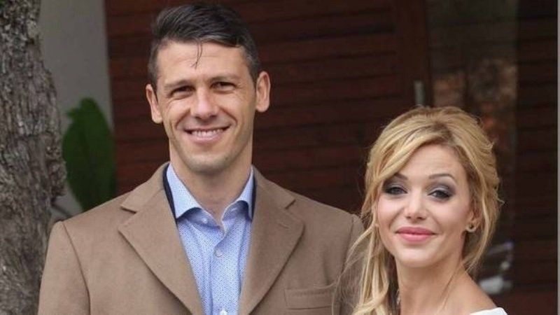 Evangelina Anderson y Martín Demichelis, unas de las parejas más queridas del mundo del deporte.