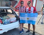 Dos hinchas del Club Atlético Unión organizaron una colecta para ayudar a los damnificados por los incendios en la provincia de Corrientes. Dos hinchas del Club Atlético Unión organizaron una colecta para ayudar a los damnificados por los incendios en la provincia de Corrientes.