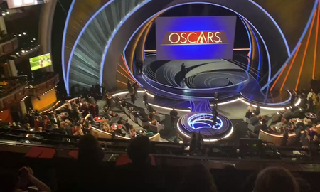 Un video muestra lo que ocurrió en el corte, tras la cachetada de Will Smith Un video muestra lo que ocurrió en el corte, tras la cachetada de Will Smith