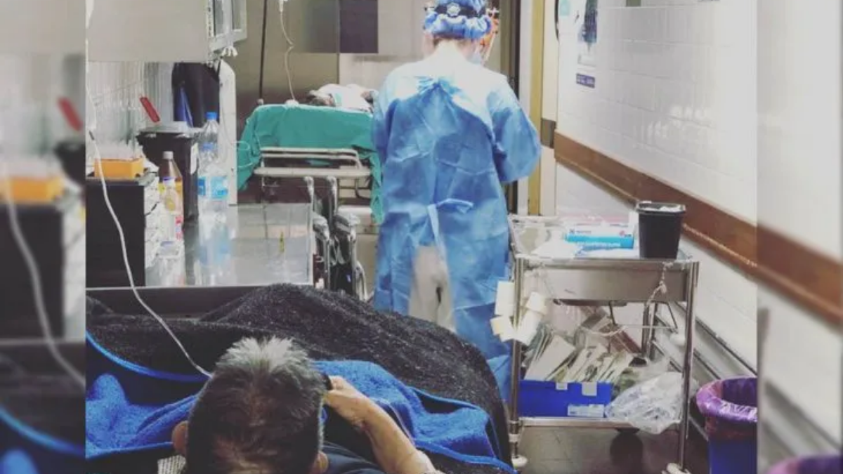 La imagen la subió la doctora Luciana Ortiz Luna
