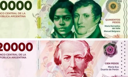 Confirmaron la fecha de circulación para los nuevos billetes de $10.000 y $20.000 Confirmaron la fecha de circulación para los nuevos billetes de $10.000 y $20.000