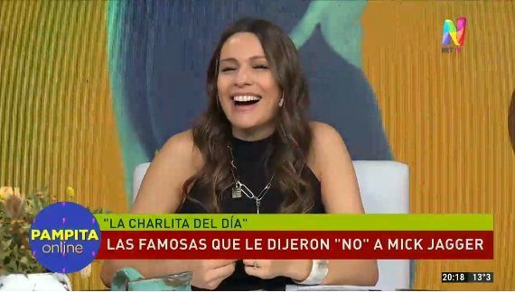 Pampita respondió si saldría con Mick Jagger.