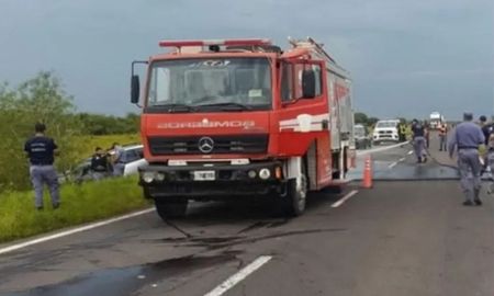 Un trágico accidente ocurrió este lunes por la mañana en la Ruta Nacional 11. Un trágico accidente ocurrió este lunes por la mañana en la Ruta Nacional 11.