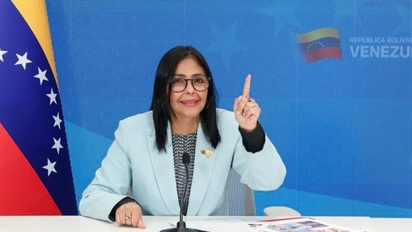 Delcy Rodríguez afirmó que Venezuela gobierna sin injerencia de Estados Unidos