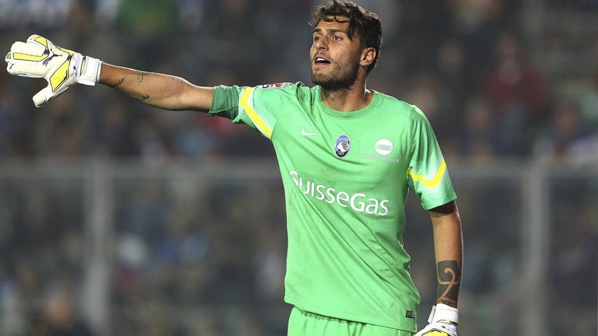 Marco Sportiello, del Atalanta, dio positivo de coronavirus por tercera vez