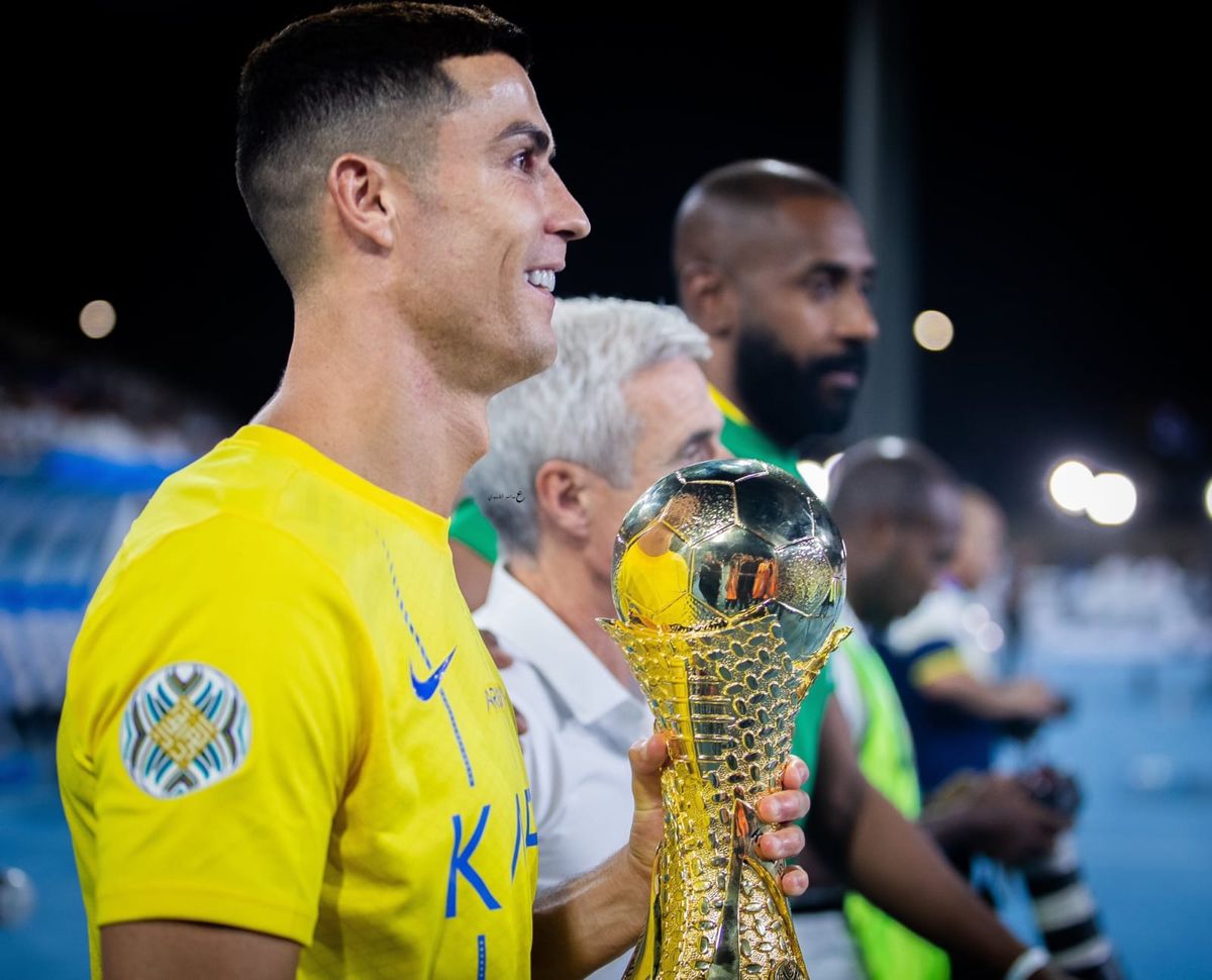Cristiano Ronaldo se consagró campeón en Arabia Saudita.