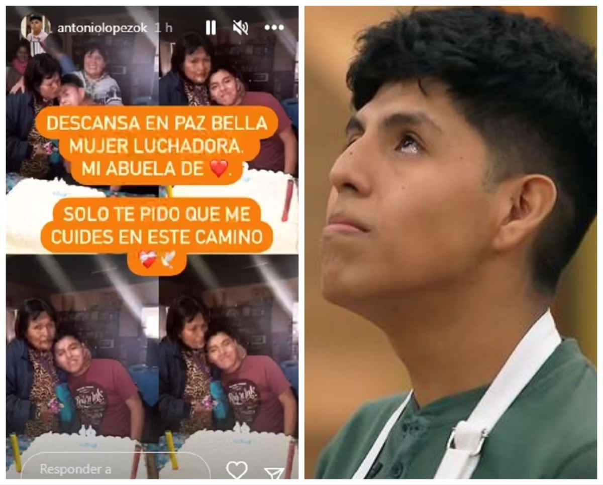 Antonio de MasterChef pasa por un duro momento.