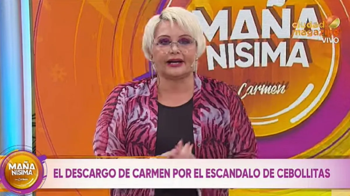 Carmen Barbieri pidió perdón.
