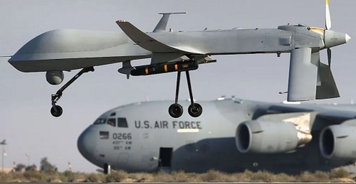 Según Washington, el dron MQ-9 fue interceptado por dos cazas rusos Su-27 que volaron a su alrededor durante 30 a 40 minutos.