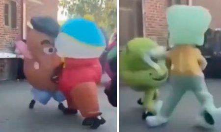 Una pelea entre muñecos de distintas caricaturas se volvió viral. Una pelea entre muñecos de distintas caricaturas se volvió viral.