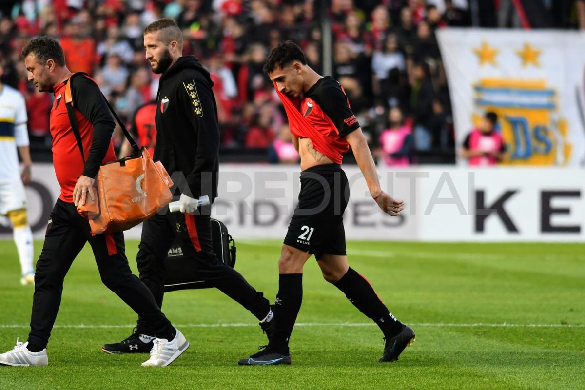 Eric Meza está descartado para el partido del sábado entre Colón y Banfield