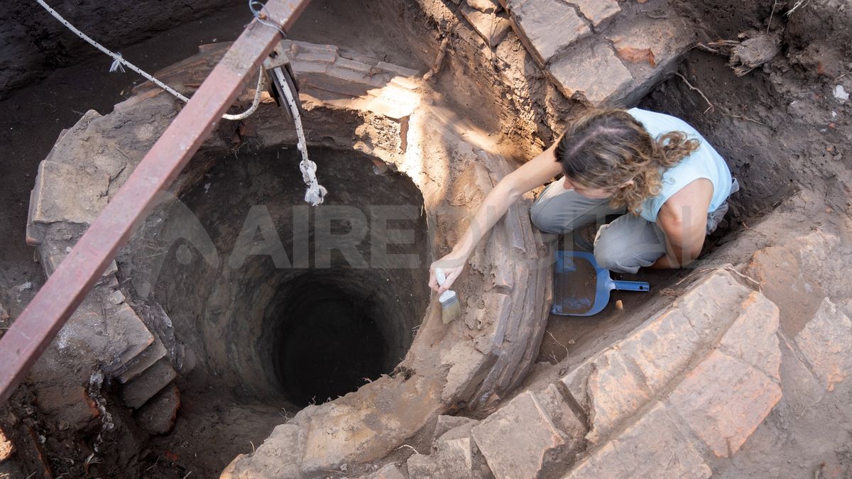 En el pozo ciego de la Casa Diez de Andino