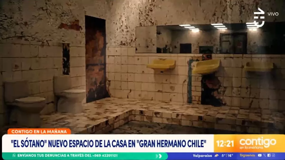 Así luce el sótano de Gran Hermano Chile. Así luce el sótano de Gran Hermano Chile.