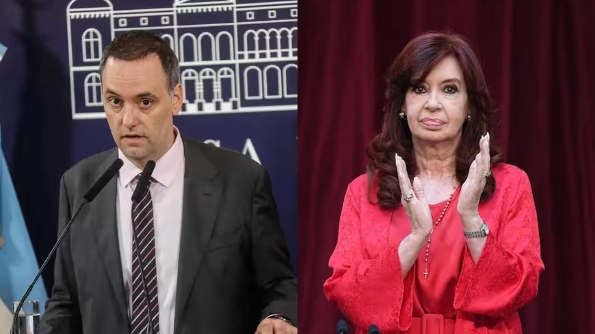 El vocero presidencial Manuel Adorni arrancó su habitual conferencia de prensa con un mensaje para la expresidenta.&nbsp;