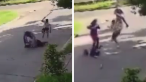 La docente fue agredida por tres delincuentes que la golpearon para robarle.