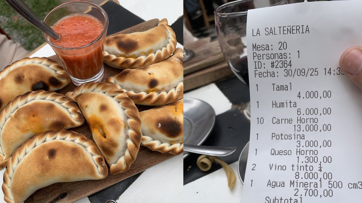 Fue a comer en Salta.&nbsp;