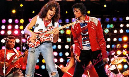 Eddie Van Halen y Michael Jackson - 1984 Eddie Van Halen y Michael Jackson - 1984
