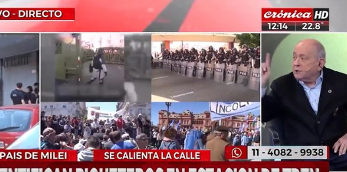  Chiche Gelblung y la panelista Tamara Bezares se dijeron de todo. Chiche Gelblung y la panelista Tamara Bezares se dijeron de todo.